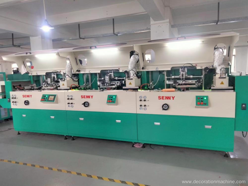 Linear Screen Printing and Hot Stamping Machine