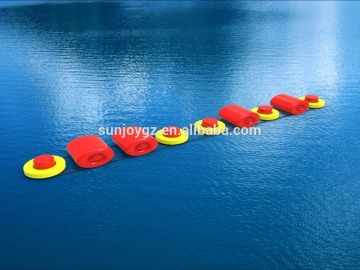 2016 Sunjoy hot sale new design gaint funny inflatable water sports obstacles water toys for sale