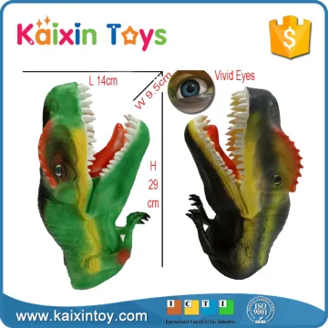 10285172 High Quality Realistic Design Vinyl Dinosaur Hand Puppet