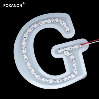 Foxanon Advertising lighting SMD 5050 2835 Folding Light Strip DC12V 60LEDs/m 5M 300leds White Lights DIY Billboard