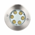 Luces de piscina impermeables de acero inoxidable de 6W IP68