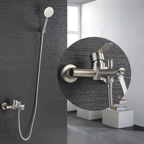 304 Stainless-Steel Wall Mount Bathroom Shower Set