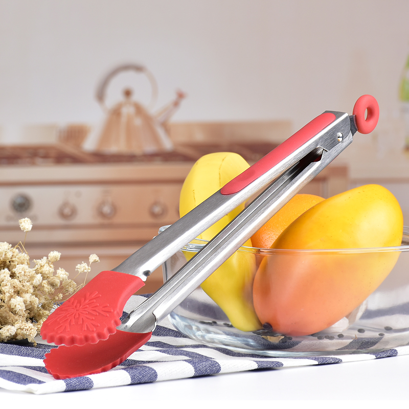 Christmas gift silicone tongs