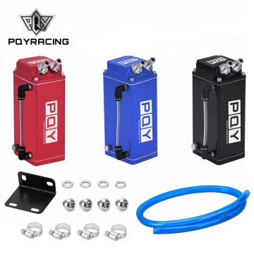 Evrensel Motor Kare Şekli Yağ Catch Yağ tankı rezervuarı 2 büyük bağlantı parçasıyla yağ yakalayıcı PQY-TK80