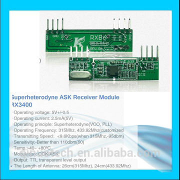 FSK,OOK,GFSK,MSK rf receiver module QN-RX002 transmitter and receiver module