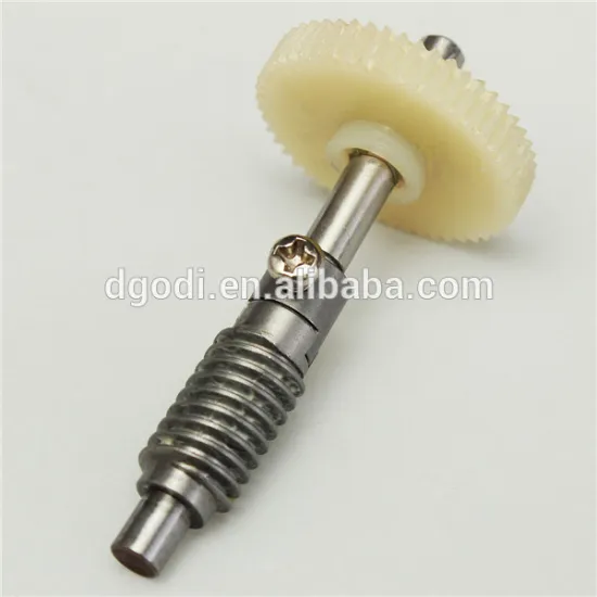 Professional custom round outer threaded nylon worm gear have high precision