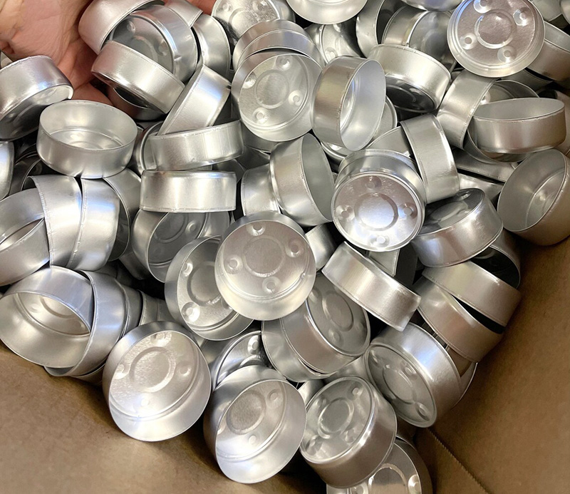 tealight candle tin cup