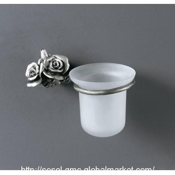 Rose Bathroom Accessory Tumbler Holder