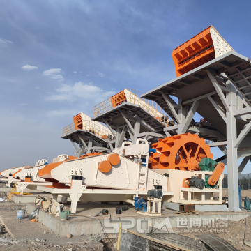 Low Price Gravel Sand Washer Machine 70-110 TPH for Sale in China