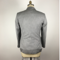 Custom Business Grey Anti-Wrinkes Modern Men's Suit