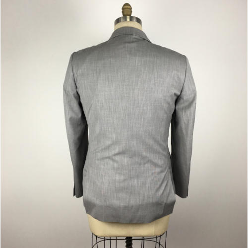 Custom business gray anti-wrinkle modern men's suit