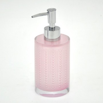 China Factory Baby Pink Color Resin Empty Lotion Bottles