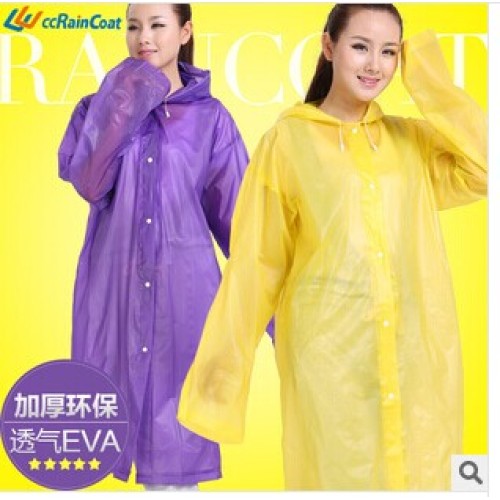 High quality fashion yellow pvc raincoat 2014 new