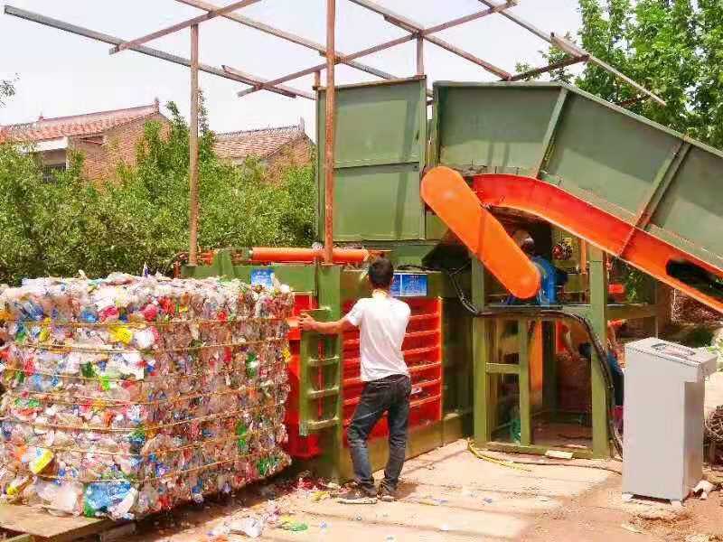 Hydraulic Horizontal Plastic Bottle Waste Paper Baler