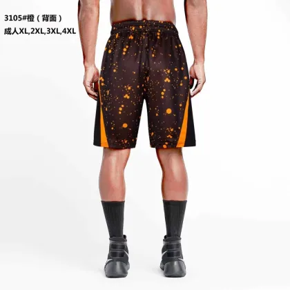 2016 basketball shorts high quality sporting shorts orange American basketball shorts