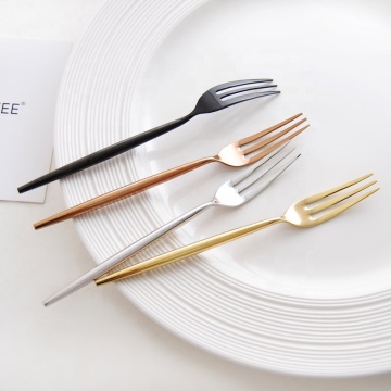 Multicolor Fashion stainless dessert cake fruit fork set