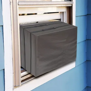 Window Air Conditioner Protective Cover, Water-resistant Anti-UV Dust Covers with Buckle for Outdoor Unit 2020 New Arrivals