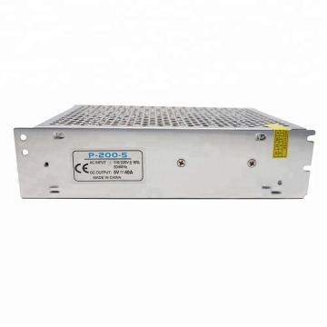 5V 40A LED Transformer 200W แรงดันไฟฟ้าคงที่ SMPs สำหรับแถบ LED-S-200-5