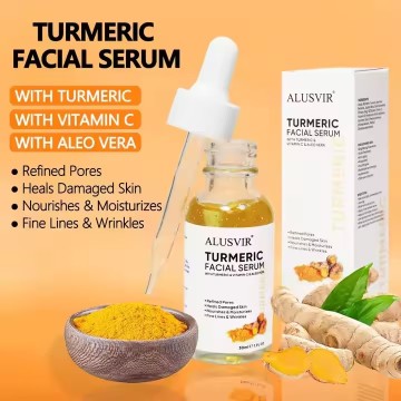 Korean Organic Turmeric Anti-Aging Acne Facial Skincare Set for Women