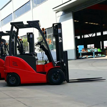 3 Ton Electric Forklift with 4.5m Triplex Masts and Free Lift