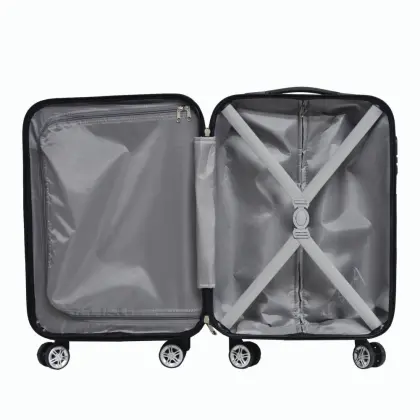 ABS Luggage Set with Shiny Brush Pattern