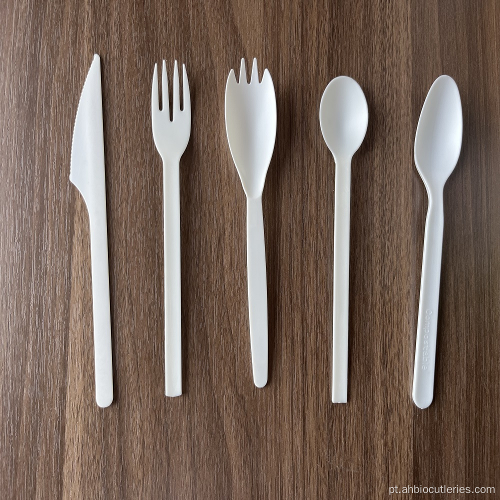 Alimento FDA BPI BPI Biodegradável Forks de plástico