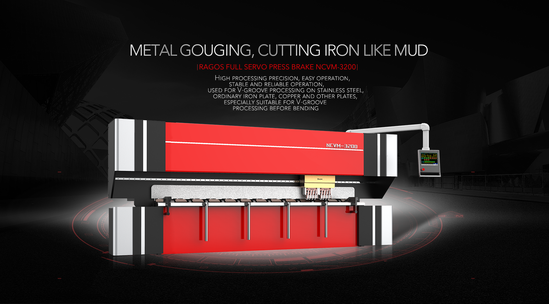 Ncvm 3200qd 01 RAGOS cnc tube bending incremental sheet forming machine