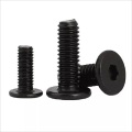 Black Hexagon Socket Flat Wafer Head Screw Bolt