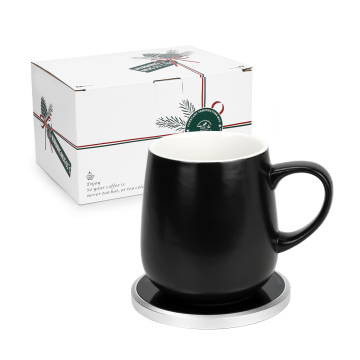 Vcantiger Self Heating Coffee Cup: Temperature Control Mug with Wireless Charger