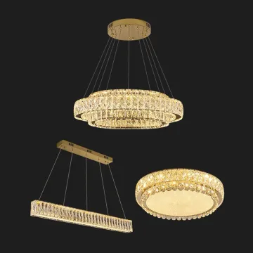 Modern Adjustable Eye Protection Ceiling Light - Black White Gold