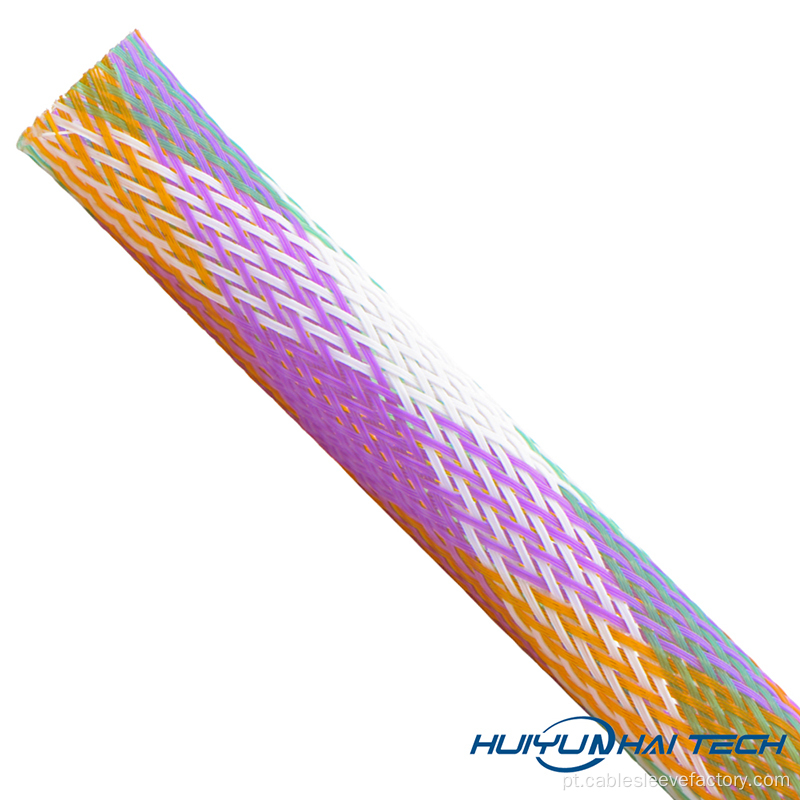 Bainha de tubo de rede de cores padrão