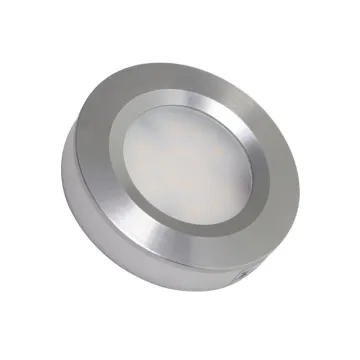 3W Round Shape Dimmable LED Puck Light with Remote Control