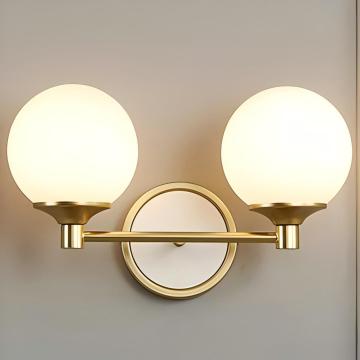 Lampe de chevet à LED de chambre à coucher classique nordique avec conception de haricots magiques