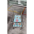 Stainless Steel Material Children Bed With Movable Rollers