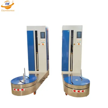 Airport luggage baggage wrapper airport luggage wrapping