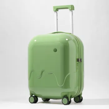 Colorful Logo Trolley Bag - Fashionable Children's Travel Luggage
