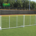 Chain link temporary fence