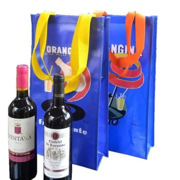 Sac à vin en tissu non tissé de 6 bouteilles