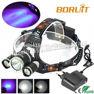 BORUIT Promotional Purple Light Headlamp / UV Headlamp