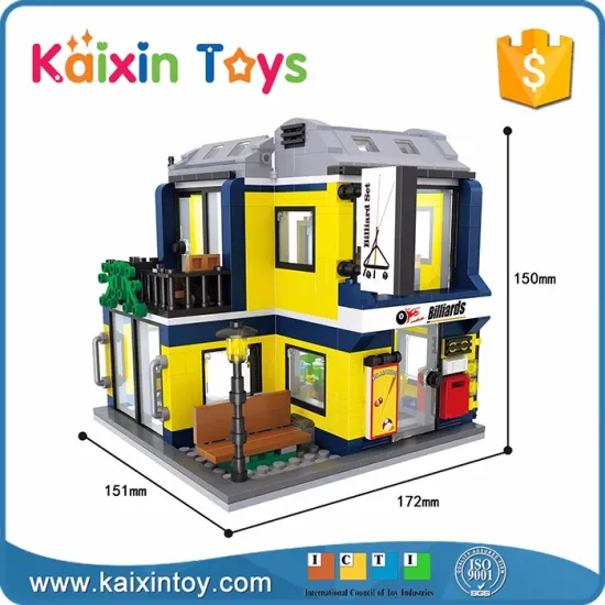 10276839 Snooker room three in one 472 pcs kids emulational blocks set