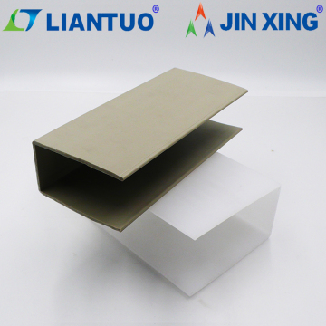 3mm Gray Extruded Plastic U Shape Profile
