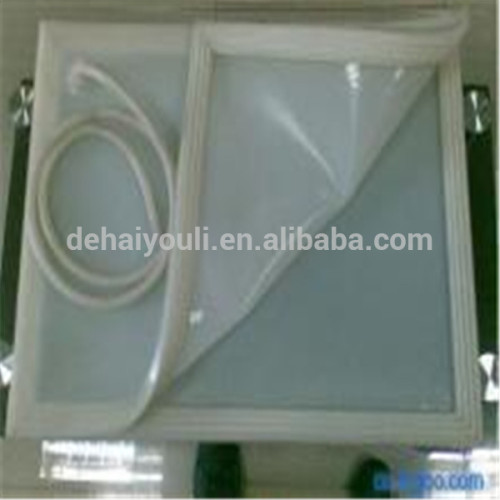 Transparent silicone sheeting