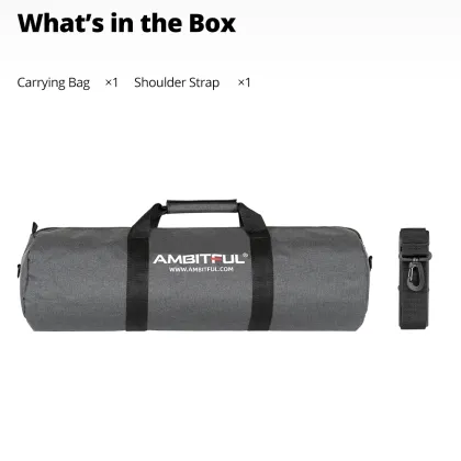 AMBITFUL TB PRO Padded Camera Monopod Tripod Carry Bag with Shoulder Straps