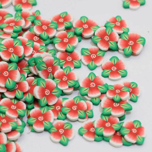 Kawaii 5mm Polymer Clay Flower Slices DIY Home Decoration Slime Filler Christmas Party Ornament Accessories Phone Case Decor