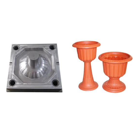 Second Hand CNC Hot Runner Garden Flower Plastic Plant Pots Mold