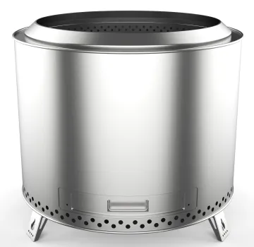 Outdoor Stove Backyard Stainless Steel Bonfire Smokeless Wood Burning Camping Fire Pit