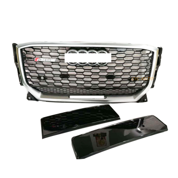 RSQ2 Grill Front Modified Grille Aggiornamento per Audi Q2/SQ2 2018-2020 Materiale ABS