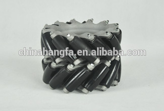 8 inch Aluminum mecanum wheel used in industry