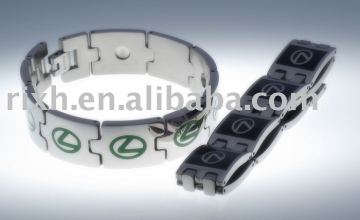 2012 fashion titanium bracelet, titanium germanium bracelet