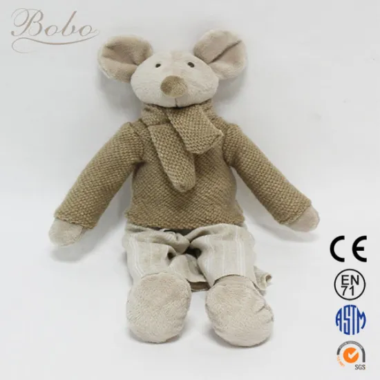 CE, EN71, ASTM Hot sale Mouse plush toy dressing plush mouse toy